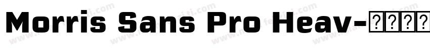 Morris Sans Pro Heav字体转换